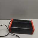 Small Space Heater with Realistic Flame Effect,600W Portable Mini Electric Desk Heater for Indoor Use,Fast Heating for Office,Bedroom,Study Room with Overheating & 45 Tip-Over Protection(Red)