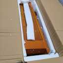 Half Moon Console Table with Drawer, Small Entryway Table, 23.6IN