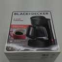 BLACK+DECKER 5-Cup Coffeemaker, DCM600B Black