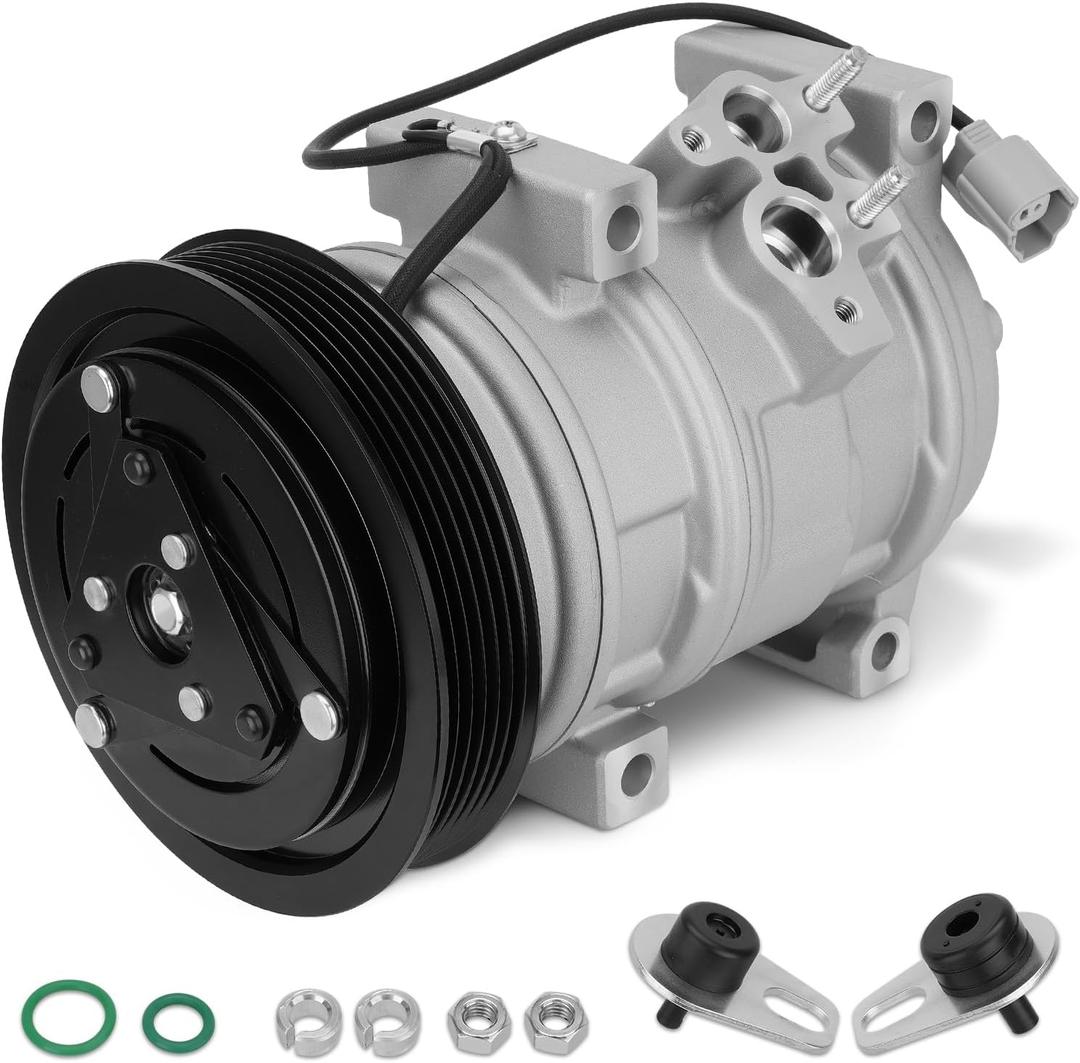 AC Compressor Clutch Assembly, One Plug Unit Set for 3.0L 3.2L 3.5L Engines