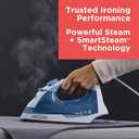 BLACK+DECKER Easy Steam Compact Iron for Clothes, Automatic Shutoff, Nonstick Plate, Light Weight, 1200 Watts