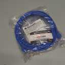 2 x CAT 6 10 ft Ethernet Cable, Indoor High-Speed 10Gbps Snagless Long CAT6 10FT Ethernet Cable for Internet, Router, Modem, Gaming, PlayStation, Xbox, POE Camera (Blue, 10FT)