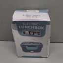 Electric Lunch Box Food Heater, 3 in 1 Ultra Quick Heated Lunch Boxes for Adults, 12V/24V/110V Portable Food Warmer for Car/Truck/Office With Fork Spoon and Insulated Carry Bag (Gray)