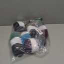 Debra Weitzner 6 Pairs Mens Fuzzy Socks Grip Socks Microfiber Plush Sleeping Socks Soft Anti-Skid Solid (10-13)