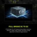 MSI MAG A750GL PCIE5, Fully Modular Compact Gaming 750W Power Supply, 80+ Gold, ATX 3.1 & PCIe 5.1 Ready, Native Dual-Color 12V-2x6 Cable, 