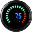 2in Vacuum Gauge Meter LED Scale Digital Display Automotive Digital Vacuum Gauge 12V Universal Auto Car Vacuum Gauge Meter Kit Car Vacuum Gauge Set Automotive Vacuum Meter