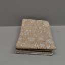 DWR Floral Throw Pillow Covers 12x20 Set of 2, Block Print Decorative Pillow Covers in Soft Taupe, Neutral Faux Linen Cotton Blend, Vintage Look for Couch, Sofa, Bed, Living Room