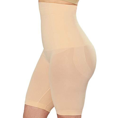 SHAPERMINT Shapewear for Women - High-Waisted Shapewear Tummy Control Shorts, Thigh Slimmer, Underwear for Women Nude, Medium-Large