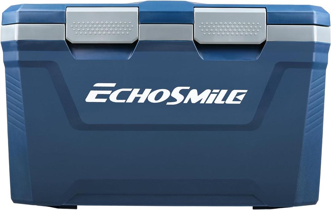 EchoSmile 35 Quart Cooler, Ultra-Light Hard Coolers, Outdoor Insulated Ice Chest Box for Camping, Drink, Beach, Fishing and Boating, 35L