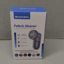 BEAUTURAL Fabric Shaver and Lint Remover, Sweater Defuzzer with 2-Speeds, 2 Replaceable Stainless Steel Blades, Battery Operated, Remove Clothes Fuzz, Lint Balls, Pills, Bobbles Gray