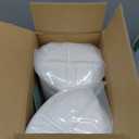 Outdoor Chair Cushions Set of 4: Waterproof & Fade Resistant Seat Cushion for Patio Furniture - 19 x 19 x 2 Inch Chair Pads with Ties and Hidden Zipper - Patio Chair Cushion Replacement, Beige