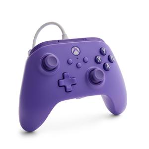 PowerA Wired Controller for Xbox Series X|S - Violet, gamepad, video game/gaming controller, works with Xbox One, Officially Licensed