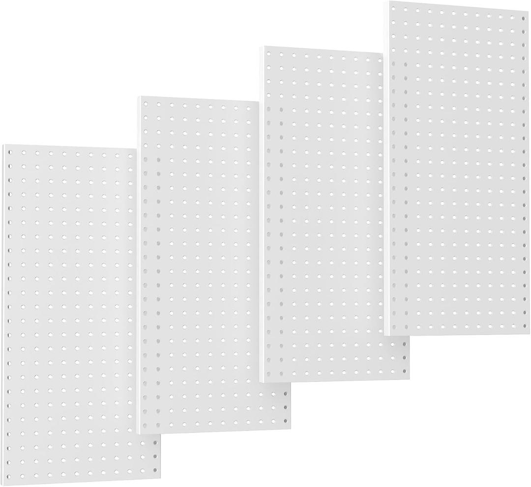 TORACK 4 PCS Metal 12 x 24 in Pegboard Panels, Tools Organizer Pegboards
