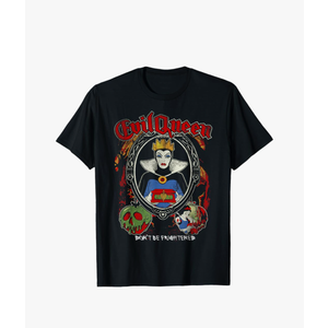 Disney Snow White Evil Queen Don't Be Frightened Distressed T-Shirt
Color: Black
Fit Type: Men, Size: XXL Disney Snow White Evil Queen Don't Be Frightened Distressed T-Shirt
Color: Black
Fit Type: Men, Size: XXL