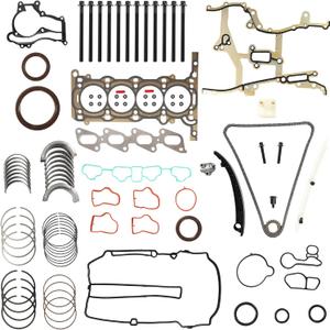 1.4 Head Gasket Set & Timing Chain Kit & Bearing Kit Piston Ring Fit For GM Buick Encore Chevrolet Cruze Cruze Limited Sonic Trax GMC 1.4L L4 2012-2021