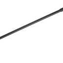 SPARTA 48" Fiberglass Replacement Handle with 3/4" Acme Thread Tip, Polyester Veil Reinforced, Hanging Cap, Commercial Cleaning, Black