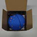 KITPLUS Smart Interactive Dog Toy Ball  Automatic Moving, Bouncing & Rolling, 3 Modes, Chew-Proof E-TPU Shell, Waterproof, Rechargeable,Dog Ball for Medium and Large Dogs,Blue