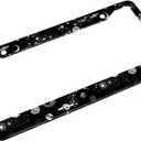 Space Galaxy License Plate Frame Planets and Stars License Plate Holder Constellation Art Car Tag Frame License Plate Car Accessories 2 Holes Novelty Auto Car Tag Vanity Present