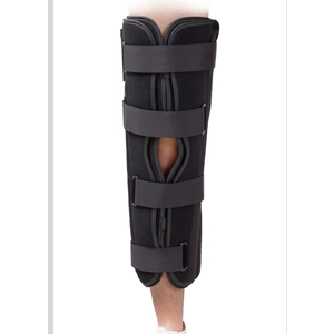 3-Panel Knee Immobilizer Full Leg Support Brace, (Size S)