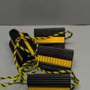 Rv Wheel Chocks for Trailers Camper Trucks and Small Aircraft Wheel Chock 2Pair4Pack Wheel Chocks Block with 3 Reflective Strips Versatile Heavy Duty Solid Rubber Wheel Immobilizers & Chocks (6.21"2pair4pack)