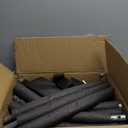 48 Inch Saucer Swing for Kids & Adults, 900lbs Weight Capacity Heavy Duty Tree Swing Sets for Backyard with 2 Hanging Straps, Adjustable Ropes & Center Swivel Spinner, Gifts for Family, Black