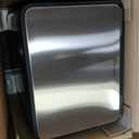 Simpli-Magic 13.2 Gallon (50L) Step Trash Can Kitchen Garbage Can with Slow-Close Lid Odor Control, Hands-Free, Easy to Clean, Brushed Stainless Steel Silver 