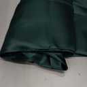 Manyshofu Dark Green Satin Table Runner 12x108 - 12 Pieces | Satin Fabric, Seamless Design With Tight Stitching, Silky Surface, Low-Heat Wrinkle Recovery, For Weddings And Parties