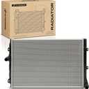 A-Premium Engine Coolant Radiator Assembly Compatible with Volkswagen Passat 2012 2013 2014 2.0L
