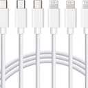 Lightning Cable [MFi Certified] 3Pack 6FT iPhone Fast Charger Cable Power Delivery Type C Charging Cord Compatible with iPhone 14 13 13 Pro Max 12 12 Pro Max 11 XS XR X 8 iPad, White