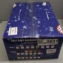 NOKINS 4PCS Golf Cart Diamond Seat Covers Kit,Front and Rear Seat Covers Fits for EZGO/Club Car/Yamaha Original Regular Seat Cushion, No Stapler (Brown and Black)