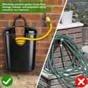 MUIEGUDO Courtyard Hose Boxes, Garden Hoses Box, Black