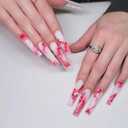 2 x NABulous Soft Gel Square Shaped Gel Nail Tips XL Length - Durable Full Cover Nail Tips - Made From Real Soft Gel, 10 Sizes, 500 Pieces - Easy To Remove (Square XL)