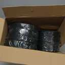 PULOTE 200PCS Green Plastic Plates - Heavy Duty Green Disposable Include 100 Each (10 inch Dinner & 7 inch Dessert) Plates for Christmas Party