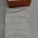 TEXAS LINEN CO. Luxury Egyptian Cotton Queen Size Sheet Set - 600 Thread Count 4 PC Deep Pocket Fitted and Flat Sheets, Soft, Cooling Extra Long Staple Hotel-Quality Bedding with Sateen Weave - White