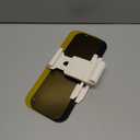 1 PC Car Sun Visor Anti-Glare Glasses, 12.6 x 4.7 Anti-high Beam Goggles for Day and Night Use, Button Model HD Vision Safe UV Blocking Sun Visor Extender, Universal for Car (Black & Yellow)