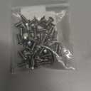 50pcs M3.5-0.6x10mm Phillips Flat Head Machine Screws, Stainless Steel 304 (18-8), UNC Coarse Thread, Countersunk Head Machine Screws