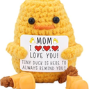 BILOLLY Gifts for Mom Long Legged Duck, Birthday Mothers Day Thanksgiving Christmas for Mom from Daughter Son Stepmother Adoptive, Handmade Crochet Animal 53 Pcs