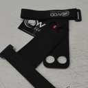 WOD Nation Barbell Gymnastics Grips Perfect for Pull-up Training, Kettlebells. Hand Grips for Cross Training, Weight Lifting, and Cross Training - Grips for Men and Women - Tactical Grips (Large, Black (Round Finger Hole))