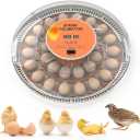 30 Egg Incubator with Automatic Egg Turning, Temperature Control and Humidity Monitor Incubators for Hatching Eggs, Chicken, Ducks, Goose, Pigeon, Quail, Parrot Incubator for Farm, Lab
