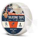 Self-Fusing Silicone Tape 1 36 20 mil Clear Rubber Repair Tape Waterproof, Heat-Resistant, Insulating, Chemical-Resistant, No-Residue, Ideal for Sealing, Automotive, Electrical & Outdoor Use