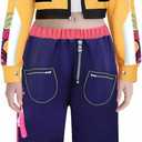 Girls Fashion Singer Outfit Youth Halloween Clothes Party (9-10 Years, Yellow)