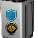 Portable Washing Machine - Compact 2.3 Cu.ft Portable Washer, Full-Automatic Top Loader for Space Saving, Ideal for Apartments, Homes, and Dorms, 10 Wash Cycles, Low Noise, IPX4 (Grey)
