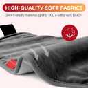 Heating Pad for Back, Comfytemp Mothers Day Gifts for Women Men Dad Mom, Large Electric Lower Back Heating Pad, FSA Eligible HSA Heat Pads for Period Lumbar Abdomen, XL Heated Belt 11 Auto-Off, Grey