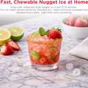 Frigidaire Countertop Crunchy Chewable Nugget Ice Maker, 33lbs per Day, Gunmetal