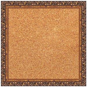 Amazon.com : Amanti Art Natural Cork Board for Wall, 14x14 Vision Board with Bronze Frame, X-Small Corkboard Office Decor for Home Organization, Traditional Corkboard Pinboard to Display Items for Home : Office Products