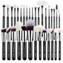 Pro Makeup Artist Brushes Set 32Pcs Luxury Goat Hair Horse Hair Makeup Brush Set Eye and Face Brushes for Every Possibility By Bueart Design