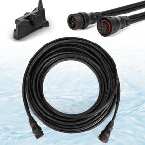 30 Feet (9 m) Transducer Extension Cable 21-Pin, Compatible with Garmin Panoptix LiveScope System, LVS32 LVS34 LVS62XR Transducer, Extend The Cable Length, 010-12855-00