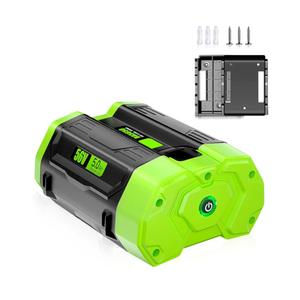 【With Holder & LED Indicator】5.0Ah Replacement Battery for EGO 56V Battery BA2800 BA4200 BA1400 BA5600T, Fit for EGO 56 Volt Battery Power+ Tools ST1502LB STA1500 CS1604 HT2400 LB4800 LB5804 LB6504