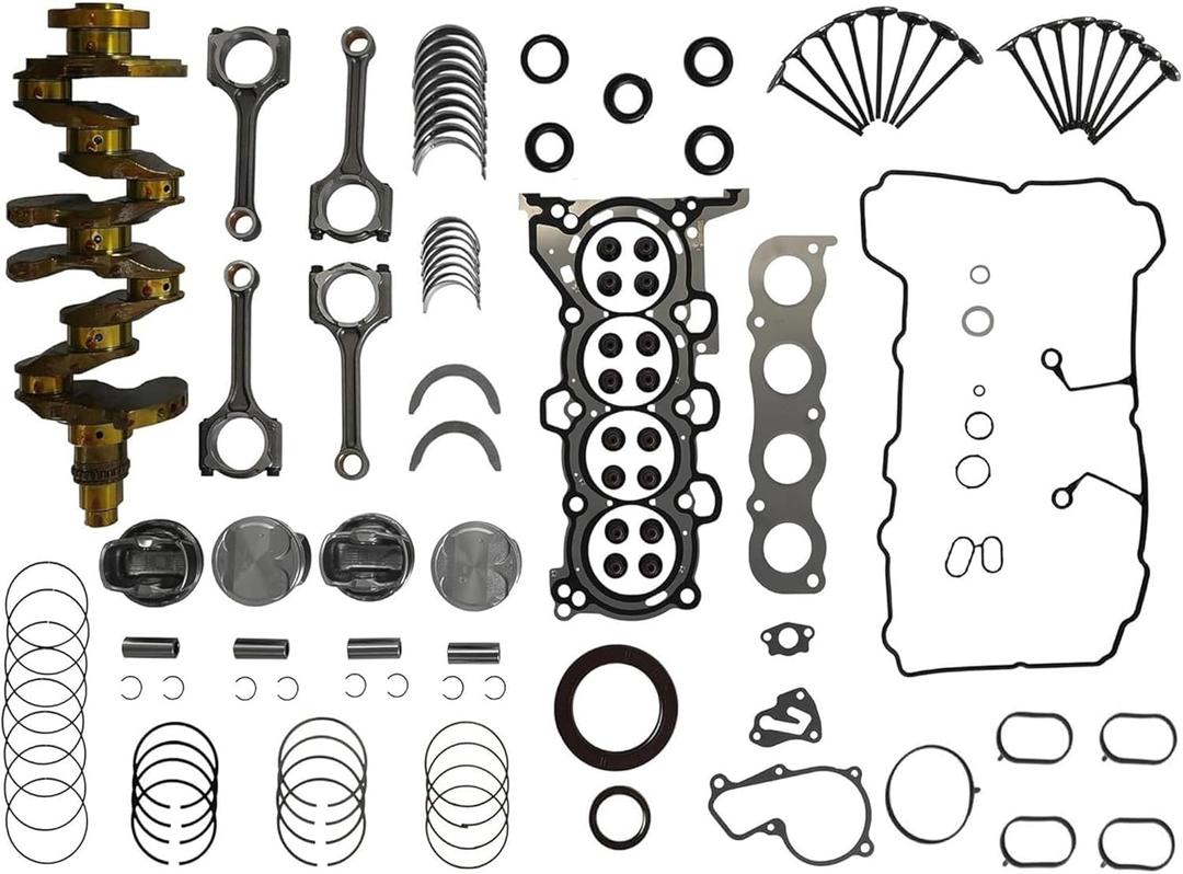 G4NH 2.0 Engine Rebuild Overhaul Kit w/Crankshaft Con Rods Pistion & Head Gasket Set Fit For Hyundai Elantra Kona Veloster Kia Soul Seltos 2.0L 2017-2023,22321-2E000,ES73257