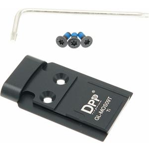DPP Titanium Mount/Adapter Plate Compatible with Glock 17 19 MOS Holosun 509T